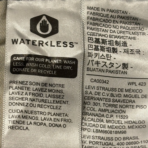 Levi's NWT Stretch 511 Slim Sits Below Waist 27x30 - Picture 10 of 11